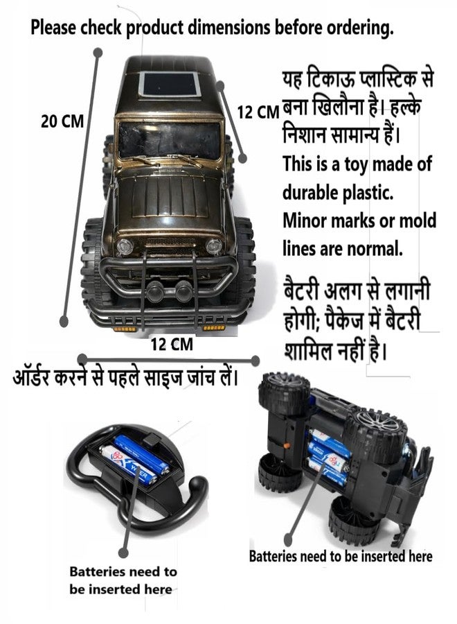 Unikkus Children car Jeep Toys for Kids Toy for Boys car Set for Boys 7-14 Years Jeep 3-4 Years Above, not Small Big Thar Cars Like Black Vehicle Light toycar Kids Cars 5 to 10 Years Gifts - Image 3